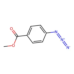 Benzoic acid, 4-azido-, methyl ester structure