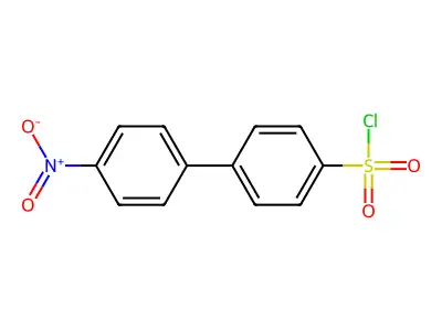 4'-Nitrobiphenyl-4-sulfonyl chloride structure