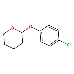 2-(4-Chlorophenoxy)tetrahydro-2h-pyran structure