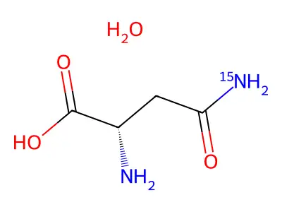 DL-Asparagine monohydrate structure