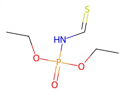 N-diethoxyphosphorylmethanethioamide structure