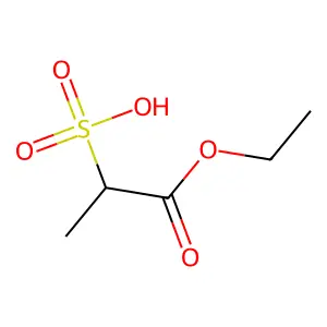 1-Ethoxy-1-oxo-2-propanesulfonic acid structure