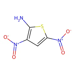 2-Thiophenamine, 3,5-dinitro- structure