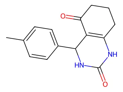 4-(4-methylphenyl)-1,3,4,6,7,8-hexahydroquinazoline-2,5-dione structure