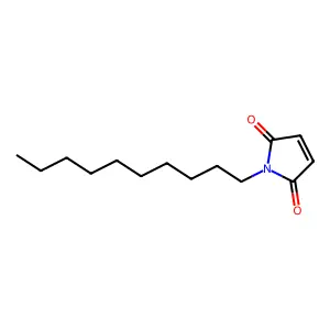 N-decyl maleimide structure