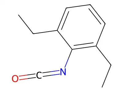 2,6-Diethylphenyl isocyanate structure