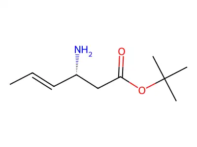 tert-butyl (3R)-3-aminohex-4-enoate structure