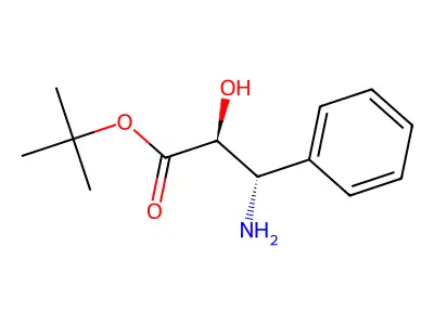 (2S,3S)-Tert-butyl 3-amino-2-hydroxy-3-phenylpropanoate structure