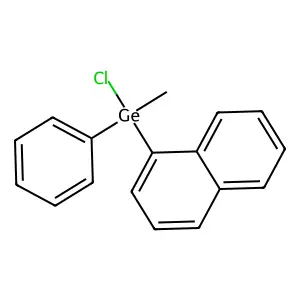 Chloro-methyl-naphthalen-1-yl-phenylgermane structure