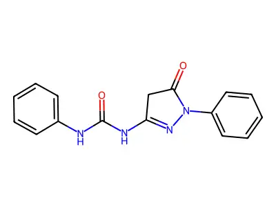 N-(5-Oxo-1-phenyl-4,5-dihydro-1H-pyrazol-3-yl)-N'-phenylurea structure