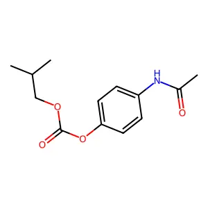 Carbonic acid, isobutyl ester, ester with 4'-hydroxyacetanilide structure