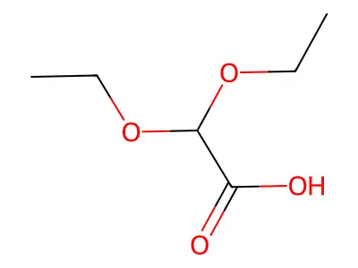 2,2-Diethoxyacetic acid structure