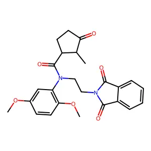 N-(2,5-dimethoxyphenyl)-N-[2-(1,3-dioxoisoindol-2-yl)ethyl]- structure