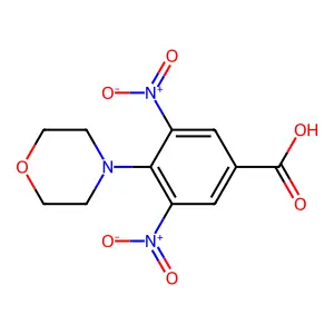 4-(吗啉-4-基)-3,5-二硝基苯甲酸 structure