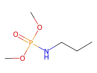 丙基磷酰胺酸二甲酯 structure