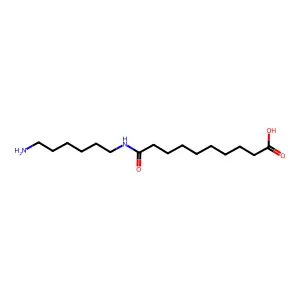 10-((6-Aminohexyl)amino)-10-oxodecanoic acid structure
