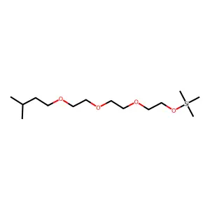 2-[2-(2-Isopentoxyethoxy)ethoxy]ethyl TMS ether structure