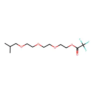2-(2-(2-Isobutoxy-ethoxy)-ethoxy)-ethyl trifluroacetate structure