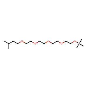 2-(2-(2-Isopentoxy-ethoxy)-ethoxy)-ethoxy)-ethyl TMS ether structure