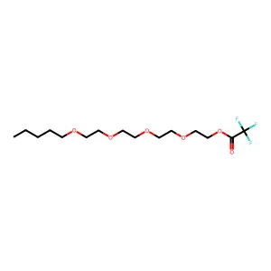 2-(2-(2-Pentoxy-ethoxy)-ethoxy)-ethoxy)-ethyl trifluoroacetate structure