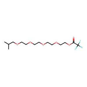 2-(2-(2-Isobutoxy-ethoxy)-ethoxy)-ethoxy)-ethyl trifluroacetate structure
