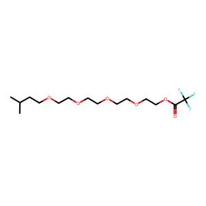 2-(2-(2-Isopentoxy-ethoxy)-ethoxy)-ethoxy)-ethyl trifluoroacetate structure