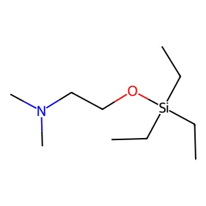 N,N-二甲基-2-(三乙基硅氧基)乙胺 structure