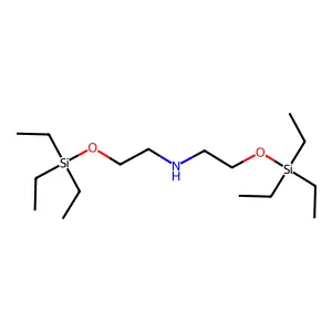 2,2'-双(三乙基硅氧基)二乙胺 structure