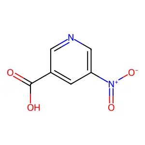 5-Nitronicotinic acid structure