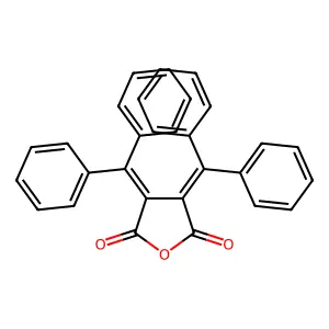 3,4-Bis(diphenylmethylidene)oxolane-2,5-dione structure