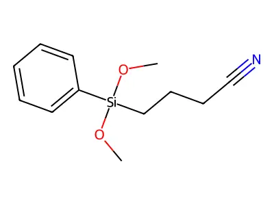 3-Cyanopropylphenyldimethoxysilane structure