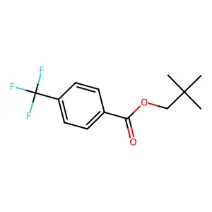 Neopentyl 4-(trifluoromethyl)benzoate structure