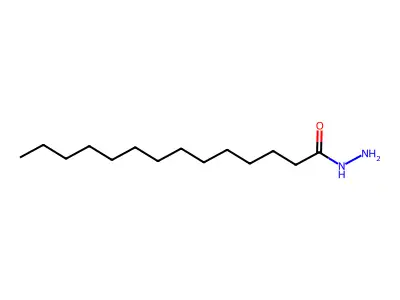 Tetradecanehydrazide structure