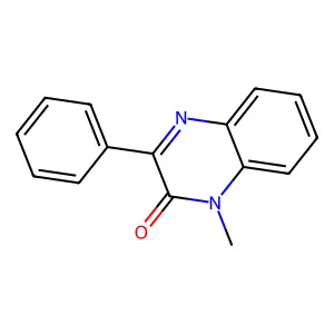 1-Methyl-3-phenylquinoxalin-2-one structure