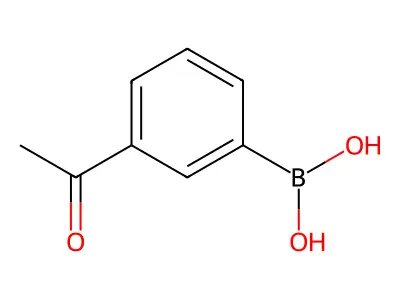 3-Acetylphenylboronic acid structure