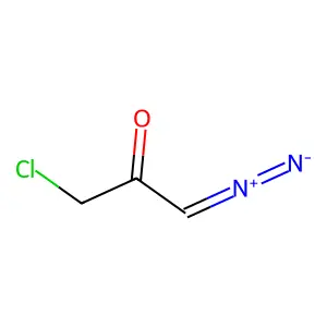 2-Propanone, 1-chloro-3-diazo- structure