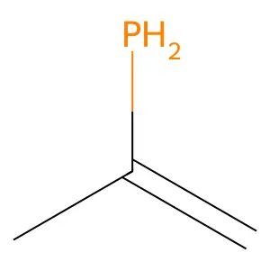 Prop-1-ene-2-ylphosphine structure