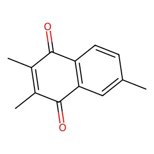 2,3,6-Trimethyl-1,4-naphthoquinone structure