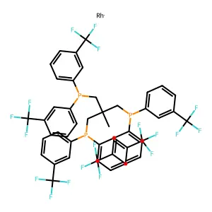 C(RhH3(CF3PPP)) structure