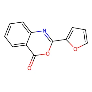2-(furan-2-yl)-4H-3,1-benzoxazin-4-one structure