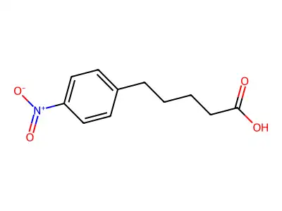 5-(4-硝基苯基)戊酸 structure