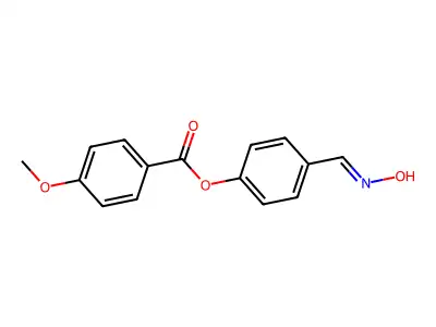 4-[(E)-(hydroxyimino)methyl]phenyl 4-methoxybenzoate structure