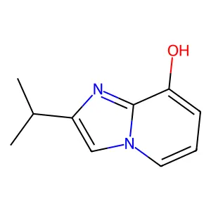 8-Hydroxy-2-(i-propyl)imidazo[1,2-a]pyridine structure