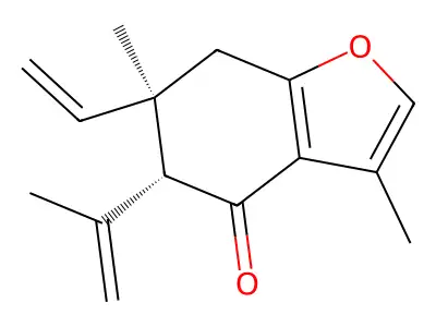 莪术酮 structure