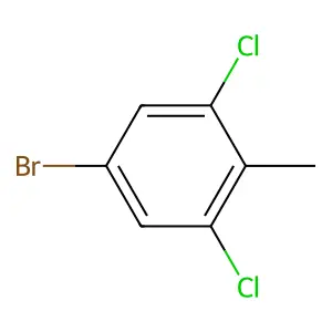 5-Bromo-1,3-dichloro-2-methylbenzene structure