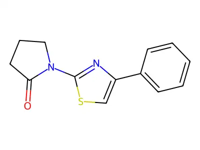 1-(4-Phenylthiazol-2-yl)pyrrolidin-2-one structure