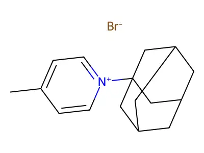 1-(1-Adamantyl)-4-methylpyridinium bromide structure