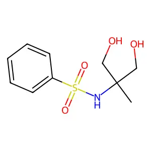 N-(2-Hydroxy-1-(hydroxymethyl)-1-methylethyl)benzenesulfonamide structure