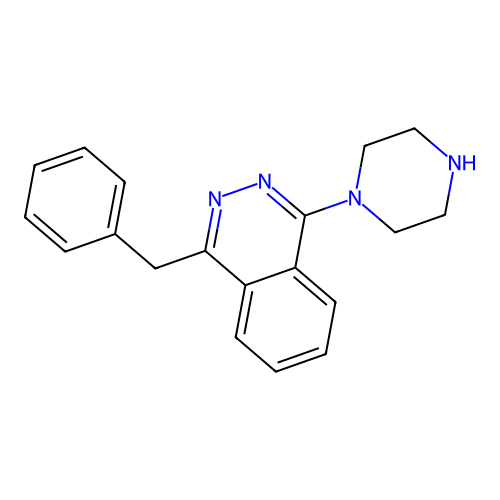 1-Benzyl-4-piperazin-1-yl-phthalazine structure