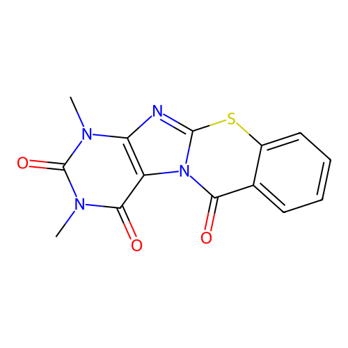 1,3-Dimethylpurino[8,7-b][1,3]benzothiazine-2,4,6-trione structure